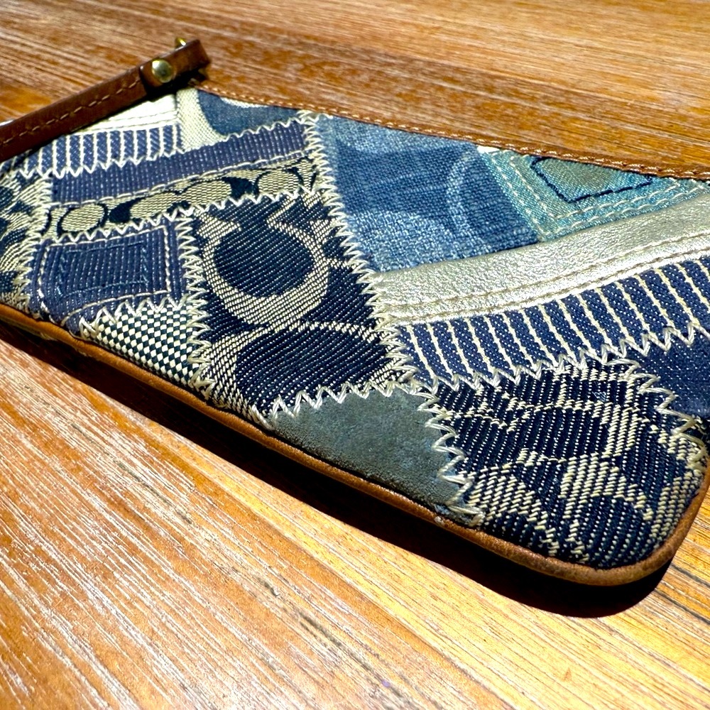 Coach Vintage Denim Wristlet